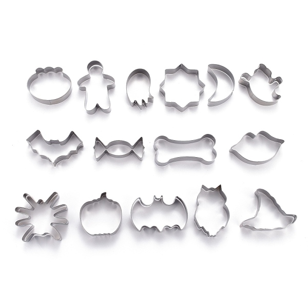 PandaHall Stainless Steel Halloween Theme Mixed Pattern Cookie Candy Food Cutters Molds, for DIY, Kitchen, Baking, Kids Birthday Party...
PandaHall Stainless Steel Halloween Theme Mixed Pattern Cookie Candy Food Cutters Molds, for DIY, Kitchen, Baking, Kids Birthday Party...