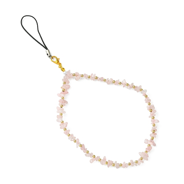 PandaHall Natural Rose Quartz Chip & CCB Plastic Round Beaded Mobile Straps, Nylon Cord Mobile Accessories Decoration, 21.5~22cm Rose Quartz...
PandaHall Natural Rose Quartz Chip & CCB Plastic Round Beaded Mobile Straps, Nylon Cord Mobile Accessories Decoration, 21.5~22cm Rose Quartz...