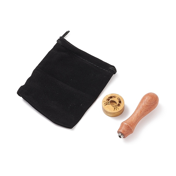 PandaHall (Defective Closeout Sale: Rusty Stamp) 1Pc Brass Stamp Head, with 1Pc Rectangle Velvet Pouches and 1Pc Pear Wood Handle, for Wax...
PandaHall (Defective Closeout Sale: Rusty Stamp) 1Pc Brass Stamp Head, with 1Pc Rectangle Velvet Pouches and 1Pc Pear Wood Handle, for Wax...