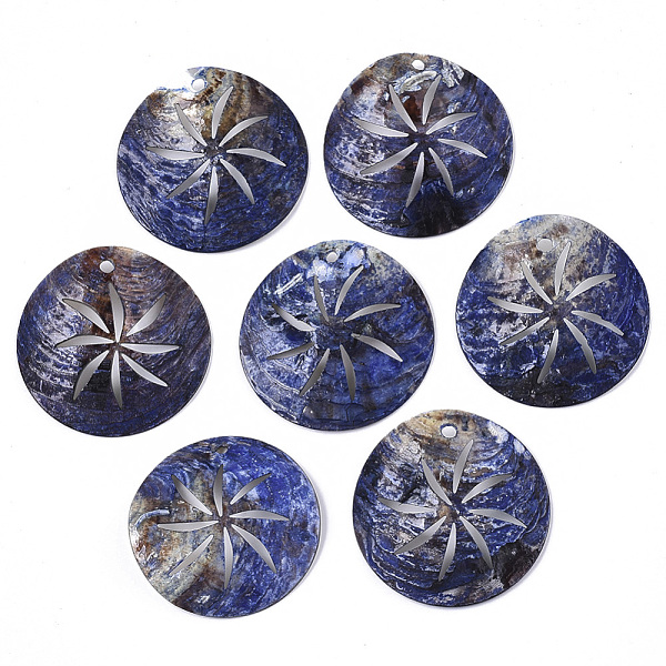 PandaHall Natural Akoya Shell Pendants, Mother of Pearl Shell Pendants, Dyed, Flat Round, Medium Blue, 33x5~7mm, Hole: 1.6~2mm Akoya Shell...
PandaHall Natural Akoya Shell Pendants, Mother of Pearl Shell Pendants, Dyed, Flat Round, Medium Blue, 33x5~7mm, Hole: 1.6~2mm Akoya Shell...