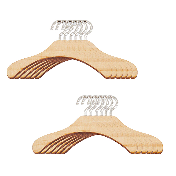 PandaHall SUPERFINDINGS 12Pcs Miniature Wood Doll Clothes Hangers, with Iron Hooks, for Dollhouse Closet Accessories Pretending Prop...
PandaHall SUPERFINDINGS 12Pcs Miniature Wood Doll Clothes Hangers, with Iron Hooks, for Dollhouse Closet Accessories Pretending Prop...