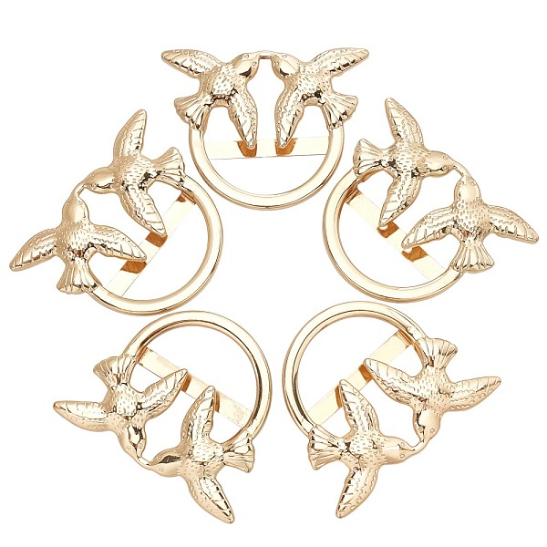 PandaHall Iron Belts Buckle, for Belt Bags DIY Accessories, Flat Round with Birds, Light Gold, 6x7.8x1.4cm Iron Bird
PandaHall Iron Belts Buckle, for Belt Bags DIY Accessories, Flat Round with Birds, Light Gold, 6x7.8x1.4cm Iron Bird