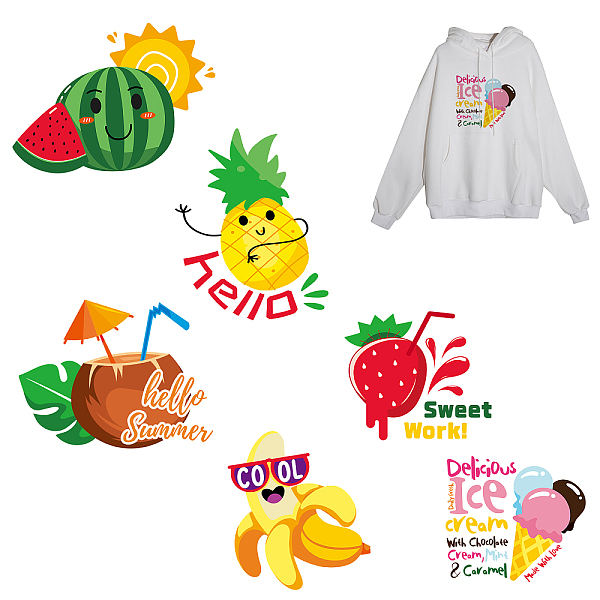 PandaHall PET Heat Transfer Film Logo Stickers Set, for DIY T-Shirt, Bags, Hats, Jackets, Mixed Patterns, 206~261x206~290mm, 6pcs/set...
PandaHall PET Heat Transfer Film Logo Stickers Set, for DIY T-Shirt, Bags, Hats, Jackets, Mixed Patterns, 206~261x206~290mm, 6pcs/set...