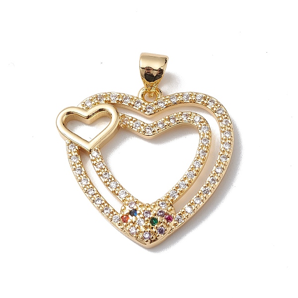 PandaHall Rack Plating Brass Micro Pave Cubic Zirconia Pendants, Lead Free & Cadmium Free, Long-Lasting Plated, Heart Charm, Real 18K Gold..., Clear
PandaHall Rack Plating Brass Micro Pave Cubic Zirconia Pendants, Lead Free & Cadmium Free, Long-Lasting Plated, Heart Charm, Real 18K Gold..., Clear
