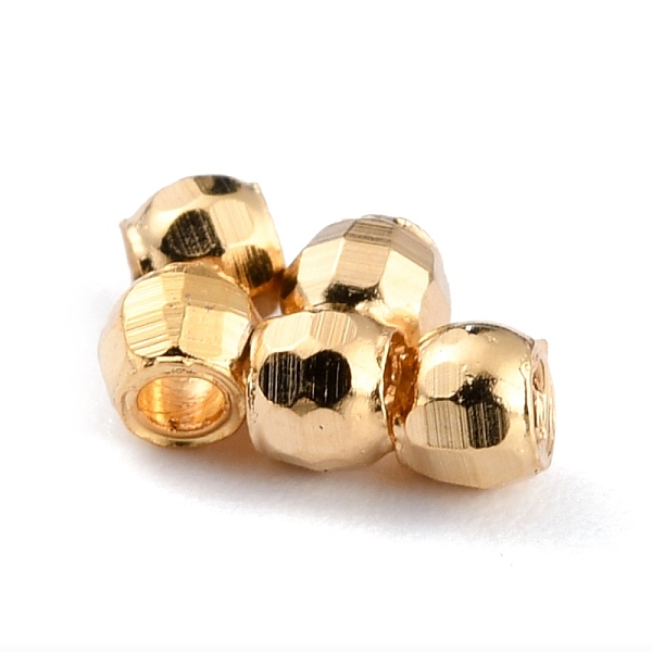PandaHall Brass Spacer Beads, Long-Lasting Plated, Faceted Round, Real 24K Gold Plated, 2x2mm, Hole: 1mm Brass Round
PandaHall Brass Spacer Beads, Long-Lasting Plated, Faceted Round, Real 24K Gold Plated, 2x2mm, Hole: 1mm Brass Round