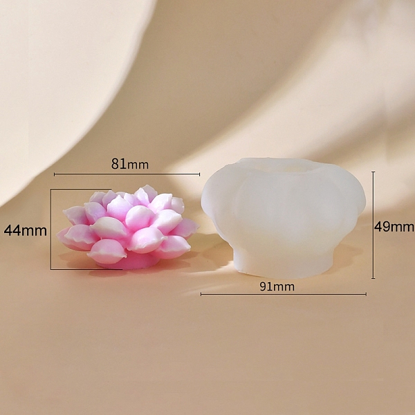 PandaHall Embossed Pillar DIY Candle Silicone Molds, for Candle Making, Food Grade Silicone, Flower, White, 9.1x4.9cm Silicone Flower White
PandaHall Embossed Pillar DIY Candle Silicone Molds, for Candle Making, Food Grade Silicone, Flower, White, 9.1x4.9cm Silicone Flower White