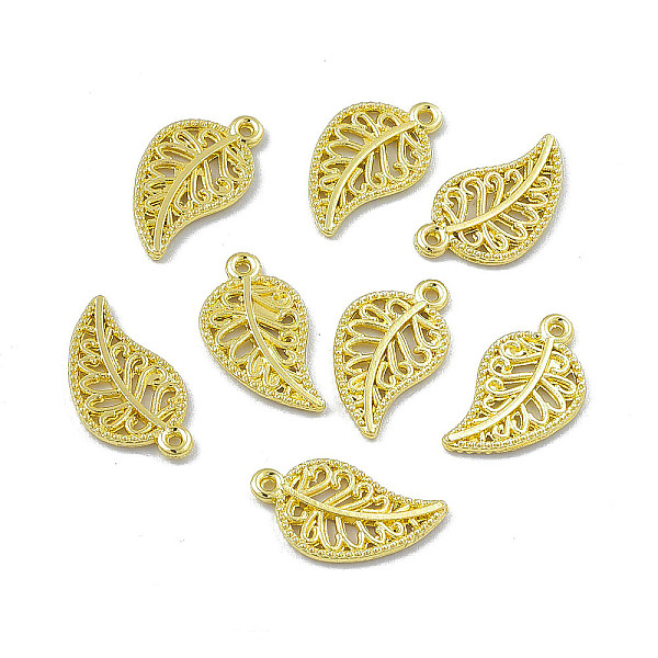 PandaHall Rack Plating Alloy Pendants, Hollow, Leaf Charm, Light Gold, 19x10.5x1.5mm, Hole: 1mm Alloy Leaf
PandaHall Rack Plating Alloy Pendants, Hollow, Leaf Charm, Light Gold, 19x10.5x1.5mm, Hole: 1mm Alloy Leaf
