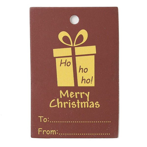 PandaHall Rectangle Paper Gift Tags, for Christmas, FireBrick, Gift, 6x4x0.02cm Paper Box Red
PandaHall Rectangle Paper Gift Tags, for Christmas, FireBrick, Gift, 6x4x0.02cm Paper Box Red