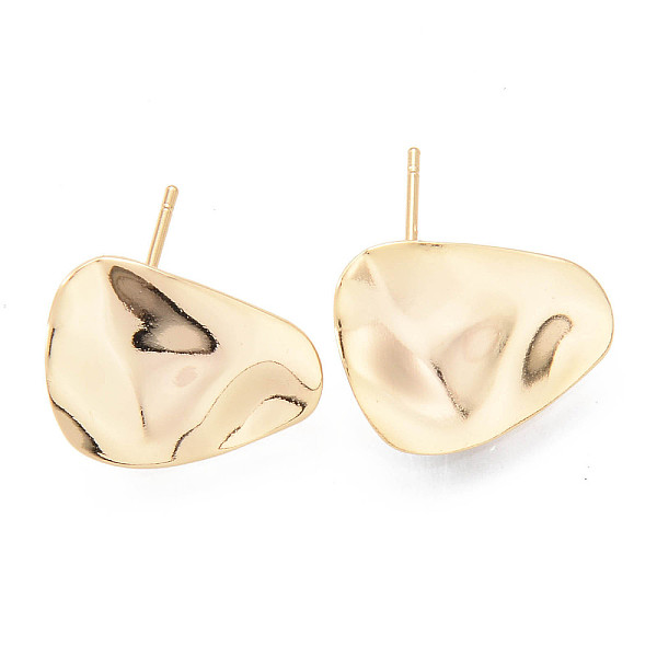 PandaHall Brass Stud Earrings Findings, with Loop, Nickel Free, Twist Teardrop, Real 18K Gold Plated, 15x12mm, Hole: 2.5mm, Pin: 0.7mm Brass...
PandaHall Brass Stud Earrings Findings, with Loop, Nickel Free, Twist Teardrop, Real 18K Gold Plated, 15x12mm, Hole: 2.5mm, Pin: 0.7mm Brass...