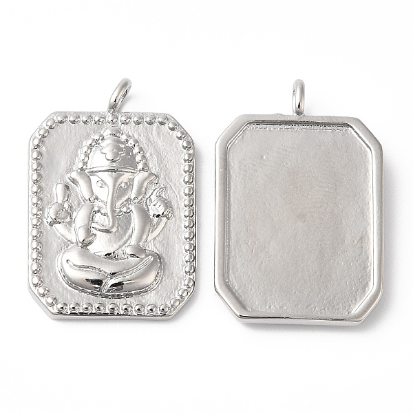 PandaHall Eco-Friendly Rack Plating Brass Pendants, Long-Lasting Plated, Lead Free & Cadmium Free, Octagon with Ganesh Charm, Platinum...
PandaHall Eco-Friendly Rack Plating Brass Pendants, Long-Lasting Plated, Lead Free & Cadmium Free, Octagon with Ganesh Charm, Platinum...