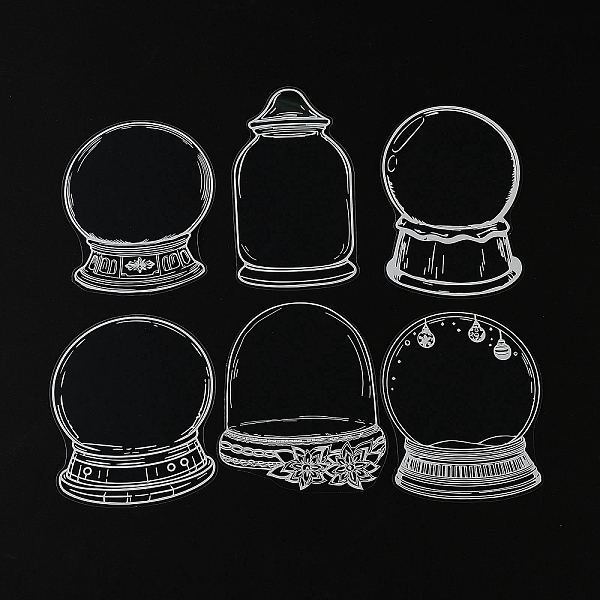 PandaHall Bottle Waterproof PET Stickers Set, Decorative Stickers, for Water Bottles, Laptop, Luggage, Cup, Computer, Mobile Phone..., Clear
PandaHall Bottle Waterproof PET Stickers Set, Decorative Stickers, for Water Bottles, Laptop, Luggage, Cup, Computer, Mobile Phone..., Clear