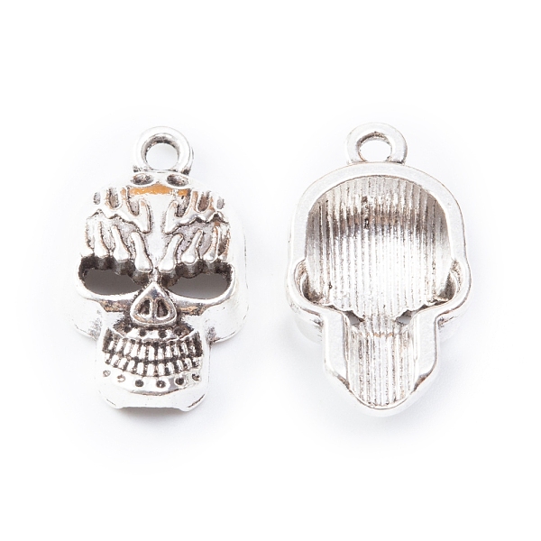 PandaHall Tibetan Style Alloy Pendants, Skull, Antique Silver, 22x13x7mm Alloy Skull
PandaHall Tibetan Style Alloy Pendants, Skull, Antique Silver, 22x13x7mm Alloy Skull