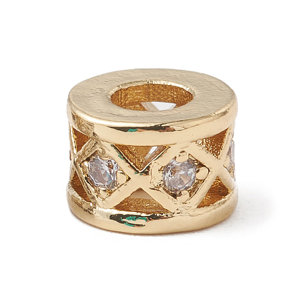 PandaHall Eco-Friendly Rack Plating Brass Micro Pave Cubic Zirconia Beads, Large Hole Beads, Long-Lasting Plated, Lead Free & Cadmium Free..., Clear
PandaHall Eco-Friendly Rack Plating Brass Micro Pave Cubic Zirconia Beads, Large Hole Beads, Long-Lasting Plated, Lead Free & Cadmium Free..., Clear