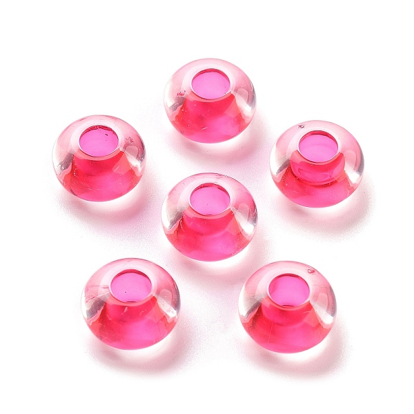 PandaHall Transparent Acrylic European Beads, Large Hole Beads, Rondelle, Hot Pink, 14x8.5mm, Hole: 5.5mm, about 537pcs/500g Acrylic...
PandaHall Transparent Acrylic European Beads, Large Hole Beads, Rondelle, Hot Pink, 14x8.5mm, Hole: 5.5mm, about 537pcs/500g Acrylic...