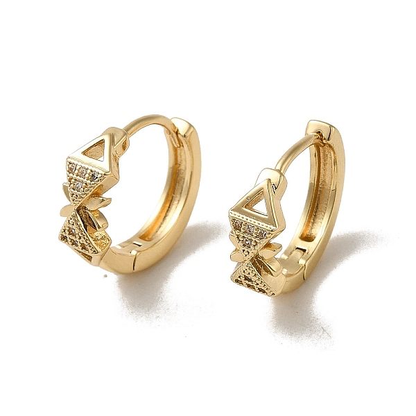 PandaHall KC Gold Plated Brass Micro Pave Cubic Zirconia Hoop Earring, Bowknot, 14.5x5mm Brass Bowknot Clear
PandaHall KC Gold Plated Brass Micro Pave Cubic Zirconia Hoop Earring, Bowknot, 14.5x5mm Brass Bowknot Clear