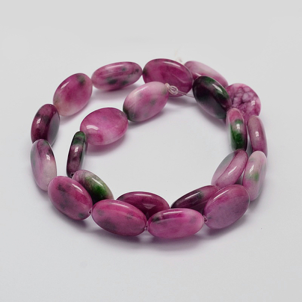 PandaHall Dyed Natural Malaysia Jade Flat Oval Bead Strands, Imitated Tourmaline, 18x13x5mm, Hole: 1mm, about 22pcs/strand, 15.5 inch..., Red
PandaHall Dyed Natural Malaysia Jade Flat Oval Bead Strands, Imitated Tourmaline, 18x13x5mm, Hole: 1mm, about 22pcs/strand, 15.5 inch..., Red