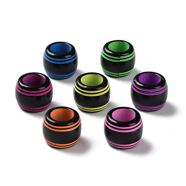 PandaHall Spray Printed Opaque Acrylic European Beads, Large Hole Beads, Barrel, Mixed Color, 12x9.5mm, Hole: 7mm, about 1000pcs/500g..., Multicolor
PandaHall Spray Printed Opaque Acrylic European Beads, Large Hole Beads, Barrel, Mixed Color, 12x9.5mm, Hole: 7mm, about 1000pcs/500g..., Multicolor