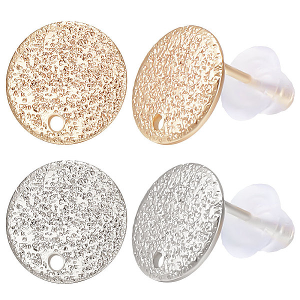 PandaHall Beebeecraft 32Pcs 2 Colors Flat Round Earring Findings 18K Gold & Platinum Plated Frosted Surface Round Earring Post with Hole and...
PandaHall Beebeecraft 32Pcs 2 Colors Flat Round Earring Findings 18K Gold & Platinum Plated Frosted Surface Round Earring Post with Hole and...