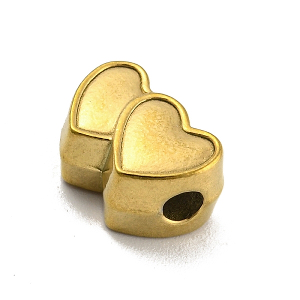 PandaHall 304 Stainless Steel Beads, Heart, Golden, 8x12x6mm, Hole: 2.5mm 304 Stainless Steel Heart
PandaHall 304 Stainless Steel Beads, Heart, Golden, 8x12x6mm, Hole: 2.5mm 304 Stainless Steel Heart
