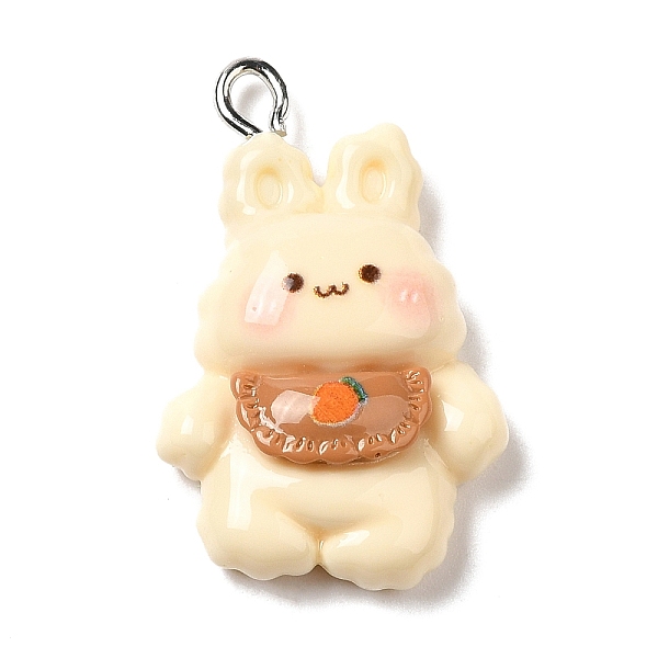 PandaHall Opaque Resin Pendants, with Platinum Plated Iron Loops, Rabbit, 30.5x9x7mm, Hole: 2.5mm Iron+Resin Rabbit Gold
PandaHall Opaque Resin Pendants, with Platinum Plated Iron Loops, Rabbit, 30.5x9x7mm, Hole: 2.5mm Iron+Resin Rabbit Gold