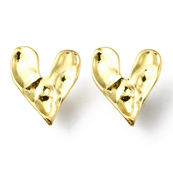 PandaHall Rack Plating Brass Heart Stud Earrings, Lead Free & Cadmium Free, Real 18K Gold Plated, 25x22.5mm, Pin: 0.7mm Brass Heart
PandaHall Rack Plating Brass Heart Stud Earrings, Lead Free & Cadmium Free, Real 18K Gold Plated, 25x22.5mm, Pin: 0.7mm Brass Heart