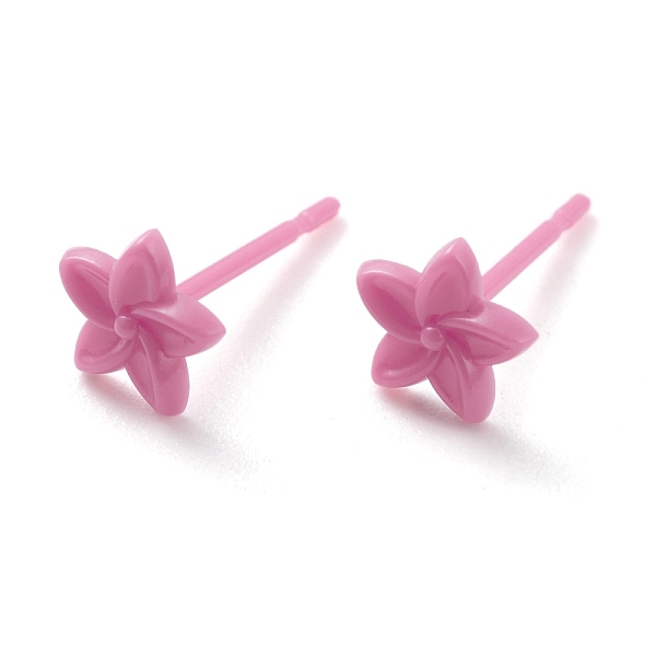 PandaHall Eco-Friendly Plastic Stud Earrings, Flower, Old Rose, 6x6.5x2mm, Pin: 0.8mm Plastic Flower
PandaHall Eco-Friendly Plastic Stud Earrings, Flower, Old Rose, 6x6.5x2mm, Pin: 0.8mm Plastic Flower