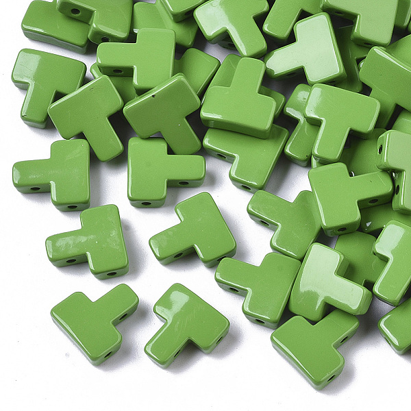 PandaHall Spray Painted Alloy Multi-Strand Links, Cadmium Free & Lead Free, For Tile Elastic Bracelets Making, T Shape, Green, 11x10.5x4mm...
PandaHall Spray Painted Alloy Multi-Strand Links, Cadmium Free & Lead Free, For Tile Elastic Bracelets Making, T Shape, Green, 11x10.5x4mm...