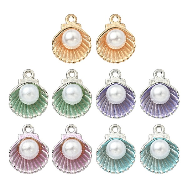 PandaHall 10Pcs 5 Colors Alloy Enamel Charms, with Plastic Bead, Cadmium Free & Lead Free, Shell, Mixed Color, 14.5x11.5x7mm, Hole: 1.2mm..., Multicolor
PandaHall 10Pcs 5 Colors Alloy Enamel Charms, with Plastic Bead, Cadmium Free & Lead Free, Shell, Mixed Color, 14.5x11.5x7mm, Hole: 1.2mm..., Multicolor