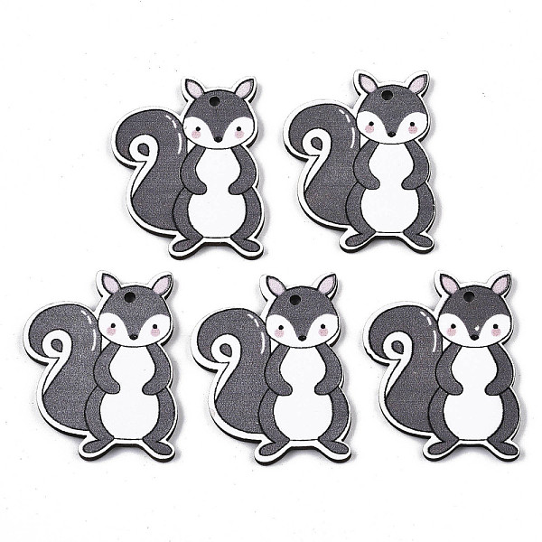 PandaHall Printed Basswood Pendants, Back Random Color, Squirrel, Gray, 39x30x3mm, Hole: 2mm Wood Other Animal Gray
PandaHall Printed Basswood Pendants, Back Random Color, Squirrel, Gray, 39x30x3mm, Hole: 2mm Wood Other Animal Gray