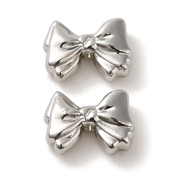 PandaHall Rack Plating Alloy Beads, Cadmium Free & Nickel Free & Lead Free, Bowknot, Platinum, 8.5x12x4mm, Hole: 1.8mm Alloy Bowknot
PandaHall Rack Plating Alloy Beads, Cadmium Free & Nickel Free & Lead Free, Bowknot, Platinum, 8.5x12x4mm, Hole: 1.8mm Alloy Bowknot