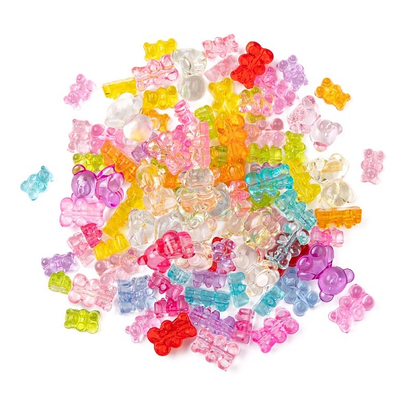 PandaHall Transparent Acrylic Beads, Bear, Mixed Color, about 155pcs/bag Acrylic Bear Multicolor
PandaHall Transparent Acrylic Beads, Bear, Mixed Color, about 155pcs/bag Acrylic Bear Multicolor