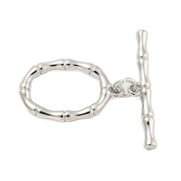 PandaHall Brass Toggle Clasps, Oval, Platinum, Oval: 20x13x2.5mm, Hole: 1.2mm, Bar: 24x4.5x2.5mm, Hole: 1.2mm Brass Oval
PandaHall Brass Toggle Clasps, Oval, Platinum, Oval: 20x13x2.5mm, Hole: 1.2mm, Bar: 24x4.5x2.5mm, Hole: 1.2mm Brass Oval