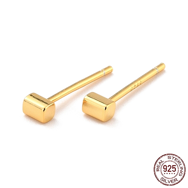 PandaHall Minimalist Rectangle 925 Sterling Silver Stud Earrings, Dainty Post Earrings for Girl Women, Golden, 2x3mm, Pin: 1mm Sterling...
PandaHall Minimalist Rectangle 925 Sterling Silver Stud Earrings, Dainty Post Earrings for Girl Women, Golden, 2x3mm, Pin: 1mm Sterling...