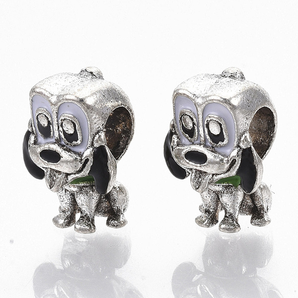 PandaHall Alloy Enamel European Beads, Large Hole Beads, Dog, Antique Silver, Green, 13x10x8mm, Hole: 4.5mm Alloy+Enamel Dog Green
PandaHall Alloy Enamel European Beads, Large Hole Beads, Dog, Antique Silver, Green, 13x10x8mm, Hole: 4.5mm Alloy+Enamel Dog Green