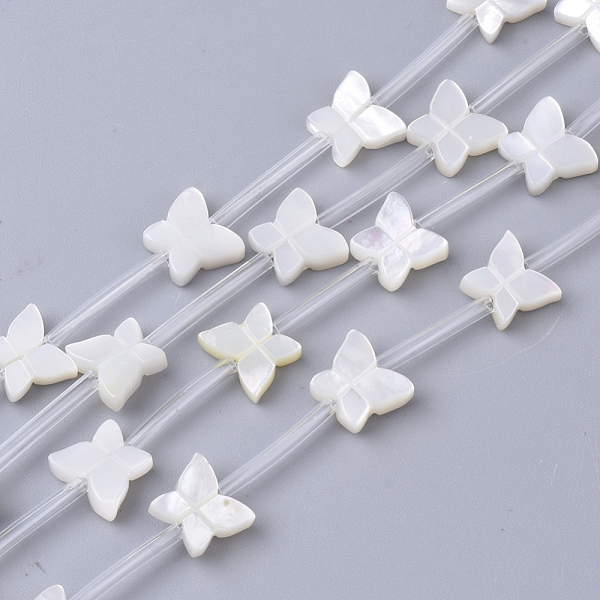PandaHall Natural White Shell Beads, Mother of Pearl Shell Beads, Butterfly, White, 7x8x2.5mm, Hole: 0.6mm White Shell Butterfly White
PandaHall Natural White Shell Beads, Mother of Pearl Shell Beads, Butterfly, White, 7x8x2.5mm, Hole: 0.6mm White Shell Butterfly White