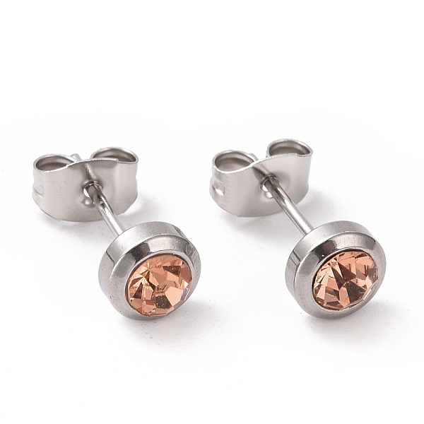 PandaHall Rhinestone Column Stud Earrings, Stainless Steel Color Plated 304 Stainless Steel Jewelry for Women, Light Peach, 15x6mm, Pin..., Pink
PandaHall Rhinestone Column Stud Earrings, Stainless Steel Color Plated 304 Stainless Steel Jewelry for Women, Light Peach, 15x6mm, Pin..., Pink