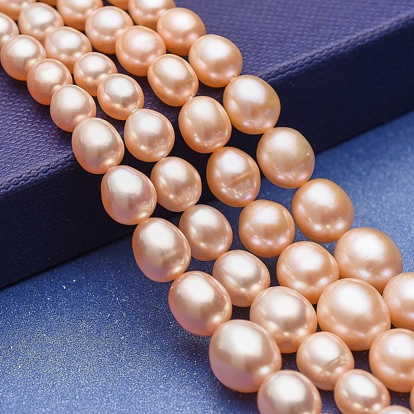 PandaHall Natural Cultured Freshwater Pearl Graduated Beads Strands, Grade AAA, Potato, Bisque, 5~11.5x4~9mm, Hole: 0.5mm, about..., Orange
PandaHall Natural Cultured Freshwater Pearl Graduated Beads Strands, Grade AAA, Potato, Bisque, 5~11.5x4~9mm, Hole: 0.5mm, about..., Orange