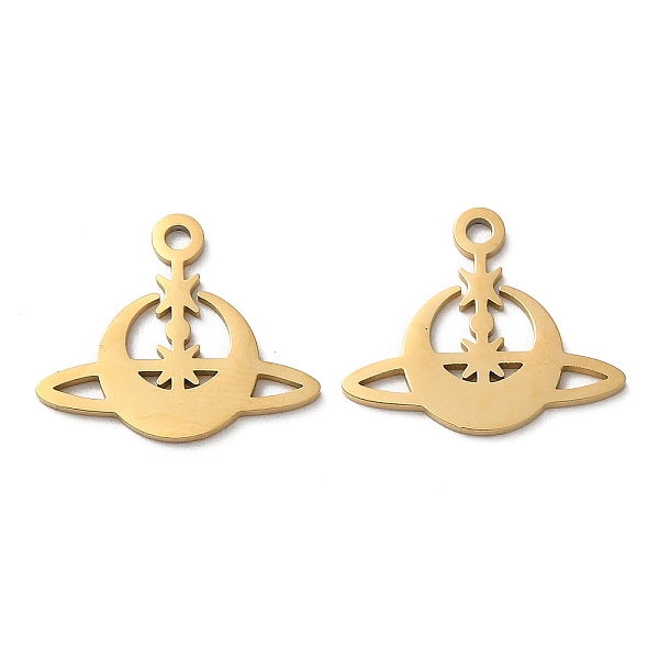 PandaHall Ion Plating(IP) 304 Stainless Steel Pendants, Manual Polishing, Moon Charms, Golden, 14.5x17x1mm, Hole: 1.6mm 304 Stainless Steel...
PandaHall Ion Plating(IP) 304 Stainless Steel Pendants, Manual Polishing, Moon Charms, Golden, 14.5x17x1mm, Hole: 1.6mm 304 Stainless Steel...