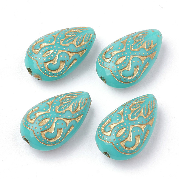 PandaHall Teardrop Plating Acrylic Beads, Golden Metal Enlaced, Turquoise, 18x11.5x7.5mm, Hole: 1.5mm Acrylic Teardrop Green
PandaHall Teardrop Plating Acrylic Beads, Golden Metal Enlaced, Turquoise, 18x11.5x7.5mm, Hole: 1.5mm Acrylic Teardrop Green