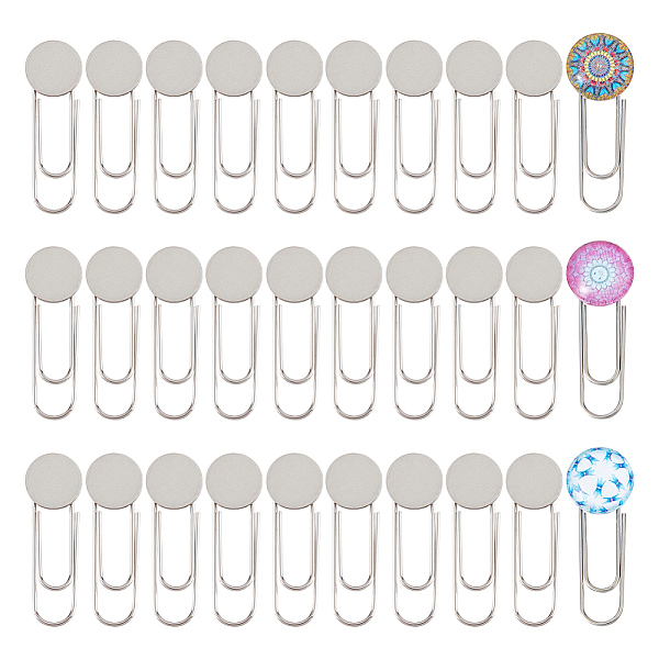 PandaHall Unicraftale 30Pcs 304 Stainless Steel Paperclip Brooch Finding, Brooch Base Settings, Flat Round, Stainless Steel Color...
PandaHall Unicraftale 30Pcs 304 Stainless Steel Paperclip Brooch Finding, Brooch Base Settings, Flat Round, Stainless Steel Color...