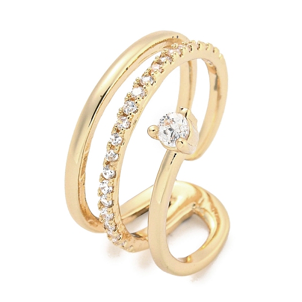 PandaHall Brass Micro Pave Cubic Zirconia Cuff Rings, Wide Band Open Rings for Women, Long-Lasting Plated, Golden, Adjustable Brass+Cubic...
PandaHall Brass Micro Pave Cubic Zirconia Cuff Rings, Wide Band Open Rings for Women, Long-Lasting Plated, Golden, Adjustable Brass+Cubic...