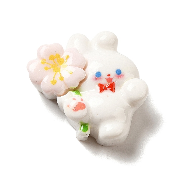 PandaHall Opaque Resin Decoden Cabochons, Animal with Flower, Rabbit, 27x28x11mm Resin Rabbit
PandaHall Opaque Resin Decoden Cabochons, Animal with Flower, Rabbit, 27x28x11mm Resin Rabbit