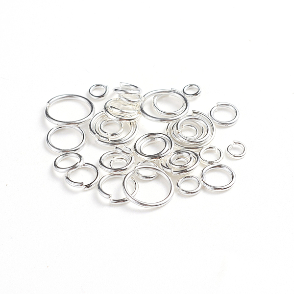 PandaHall Brass Jump Rings, Open Jump Rings, Silver Color Plated, 4~10x0.8~1mm, Inner Diameter: 2.4~8mm Brass
PandaHall Brass Jump Rings, Open Jump Rings, Silver Color Plated, 4~10x0.8~1mm, Inner Diameter: 2.4~8mm Brass