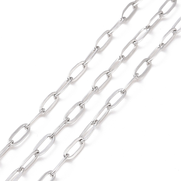 PandaHall 304 Stainless Steel Cable Chains, Unwelded, with Spool, Stainless Steel Color, 6.5x2.6x0.7mm, about 32.81 Feet(10m)/Roll 304...
PandaHall 304 Stainless Steel Cable Chains, Unwelded, with Spool, Stainless Steel Color, 6.5x2.6x0.7mm, about 32.81 Feet(10m)/Roll 304...