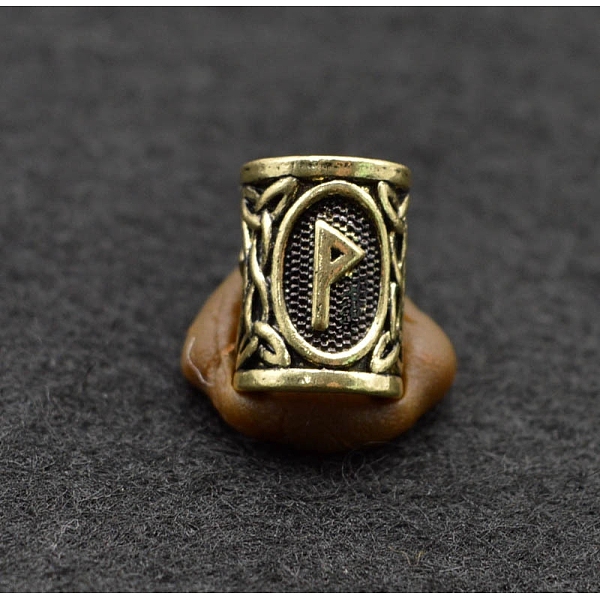 PandaHall Tibetan Style Alloy European Beads, Large Hole Beads, Column with Rune Symbol Pattern, Antique Bronze, 13x10mm, Hole: 6mm Alloy...
PandaHall Tibetan Style Alloy European Beads, Large Hole Beads, Column with Rune Symbol Pattern, Antique Bronze, 13x10mm, Hole: 6mm Alloy...