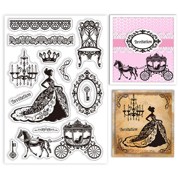 PandaHall Custom PVC Plastic Clear Stamps, for DIY Scrapbooking, Photo Album Decorative, Cards Making, Carriage, 160x110x3mm Plastic...
PandaHall Custom PVC Plastic Clear Stamps, for DIY Scrapbooking, Photo Album Decorative, Cards Making, Carriage, 160x110x3mm Plastic...