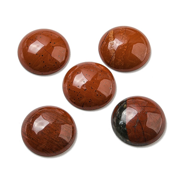 PandaHall Natural Red Jasper Cabochons, Flat Round, 20~21.5x6~8mm Red Jasper Flat Round
PandaHall Natural Red Jasper Cabochons, Flat Round, 20~21.5x6~8mm Red Jasper Flat Round