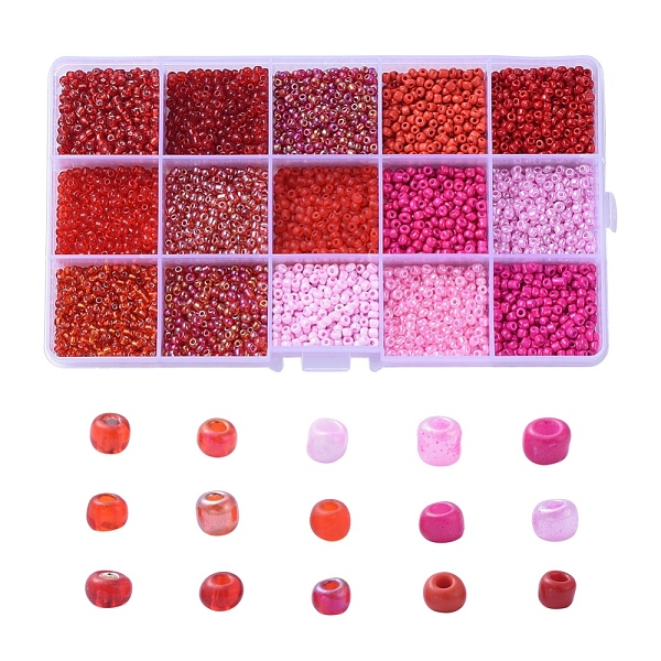 PandaHall Glass Seed Beads, Silver Lined & Transparent & Trans. Colours Lustered & Trans. Colors Rainbow & Frosted Colors & Opaque Colours..., Multicolor
PandaHall Glass Seed Beads, Silver Lined & Transparent & Trans. Colours Lustered & Trans. Colors Rainbow & Frosted Colors & Opaque Colours..., Multicolor