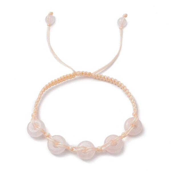 PandaHall Natural Rose Quartz Rondelle Braided Bead Bracelets, Adjustable Nylon Thread Bracelets for Men Women, Inner Diameter: 2-1/2~4 inch...
PandaHall Natural Rose Quartz Rondelle Braided Bead Bracelets, Adjustable Nylon Thread Bracelets for Men Women, Inner Diameter: 2-1/2~4 inch...