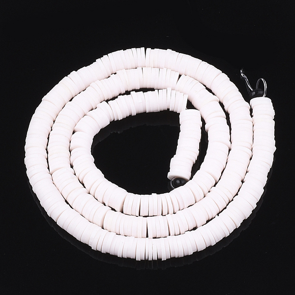 PandaHall Handmade Polymer Clay Beads, Disc/Flat Round, Heishi Beads, PapayaWhip, 8x0.5~1mm, Hole: 2mm, about 380~400pcs/strand, 17.7 inch..., Orange
PandaHall Handmade Polymer Clay Beads, Disc/Flat Round, Heishi Beads, PapayaWhip, 8x0.5~1mm, Hole: 2mm, about 380~400pcs/strand, 17.7 inch..., Orange